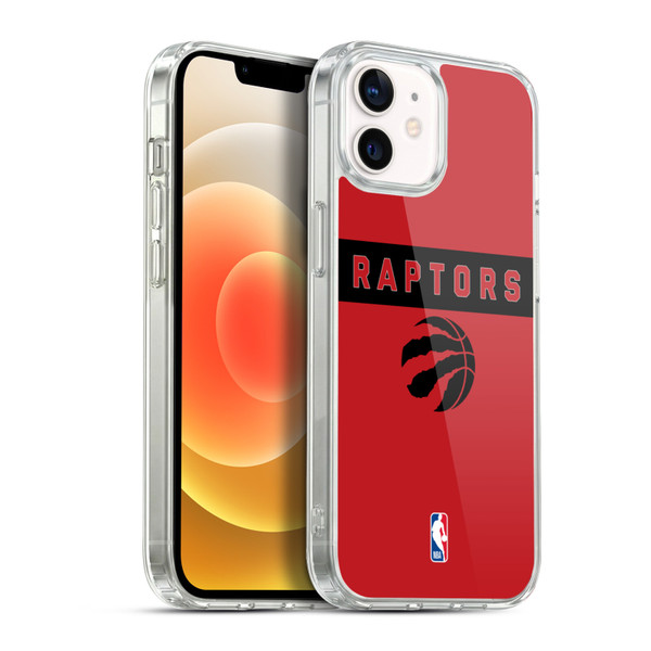 NBA Toronto Raptors Logo Red Design Soft Gel Case for Apple iPhone 12 / iPhone 12 Pro & MagSafe