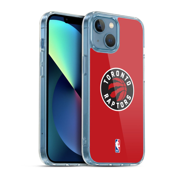NBA Toronto Raptors Logo Red Soft Gel Case for Apple iPhone 13 Mini & MagSafe