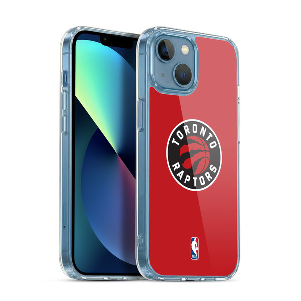 NBA Toronto Raptors Logo Red Soft Gel Case for Apple iPhone 13 Mini & MagSafe