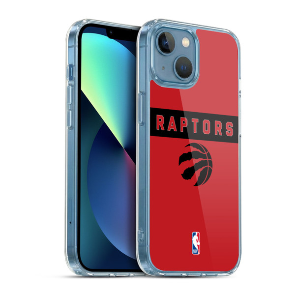 NBA Toronto Raptors Logo Red Design Soft Gel Case for Apple iPhone 13 Mini & MagSafe