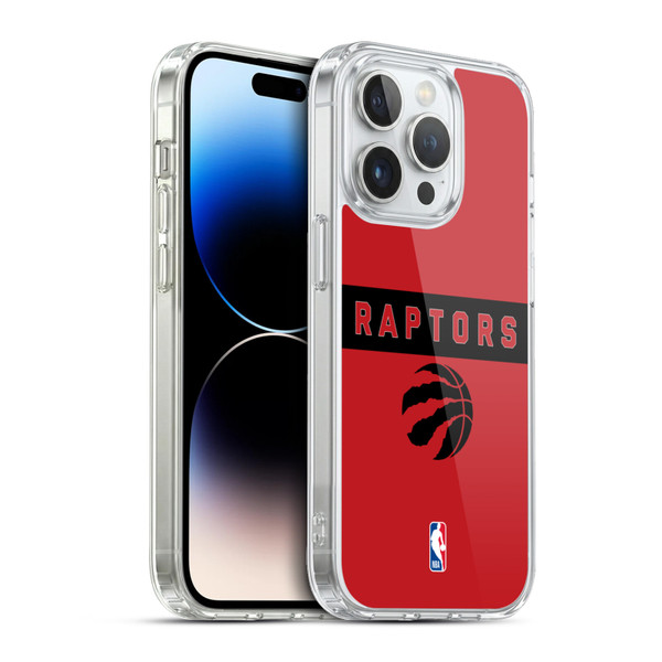 NBA Toronto Raptors Logo Red Design Soft Gel Case for Apple iPhone 13 Pro & MagSafe