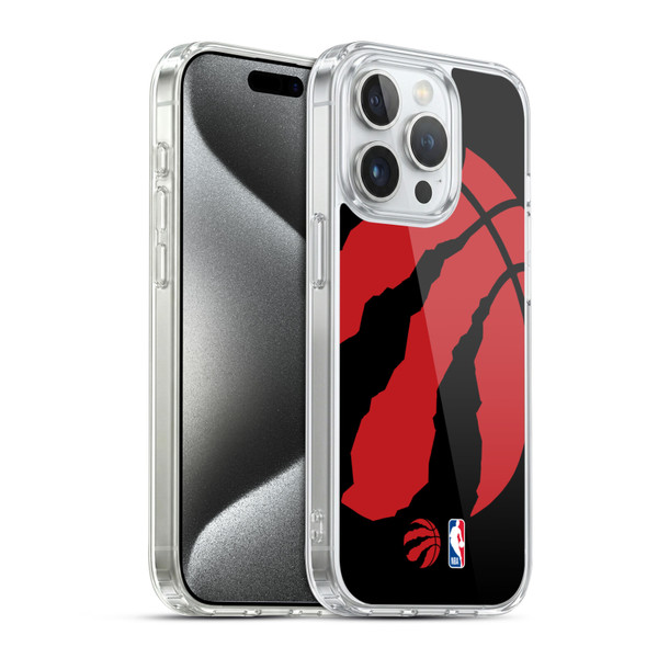 NBA Toronto Raptors Logo Oversized Soft Gel Case for Apple iPhone 15 Pro & MagSafe