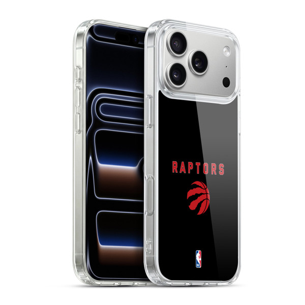 NBA Toronto Raptors Logo Black Design Soft Gel Case for Apple iPhone 17 Pro Max