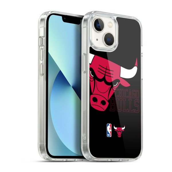 NBA Chicago Bulls Logo Oversized Soft Gel Case for Apple iPhone 13