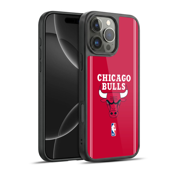 NBA Chicago Bulls Logo Red Design Gel Armour Case For Apple iPhone 16 Pro Max