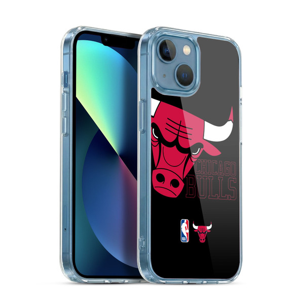 NBA Chicago Bulls Logo Oversized Soft Gel Case for Apple iPhone 13 Mini & MagSafe