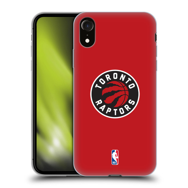 NBA Toronto Raptors Logo Red Soft Gel Case for Apple iPhone XR