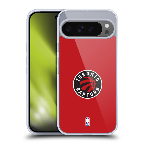 NBA Toronto Raptors Logo Red Soft Gel Case for Google Pixel 9 Pro XL