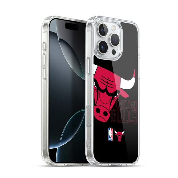 NBA Chicago Bulls Logo Oversized Soft Gel Case for Apple iPhone 16 Pro Max & MagSafe