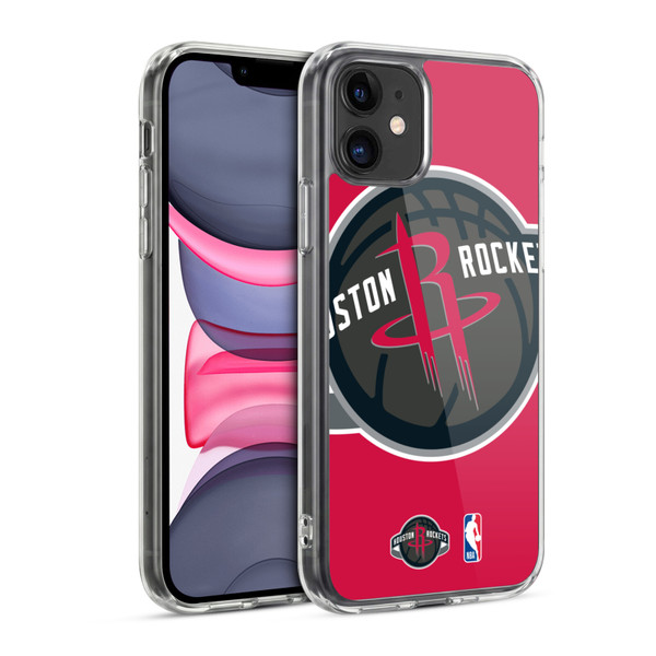 NBA Houston Rockets Logo Oversized Soft Gel Case for Apple iPhone 11