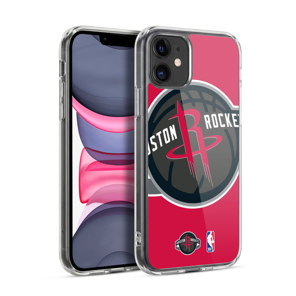 NBA Houston Rockets Logo Oversized Soft Gel Case for Apple iPhone 11