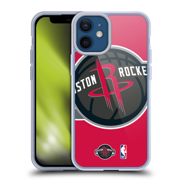 NBA Houston Rockets Logo Oversized Soft Gel Case for Apple iPhone 12 Mini & MagSafe
