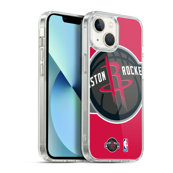 NBA Houston Rockets Logo Oversized Soft Gel Case for Apple iPhone 13