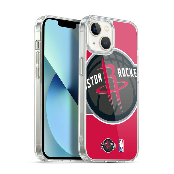 NBA Houston Rockets Logo Oversized Soft Gel Case for Apple iPhone 13