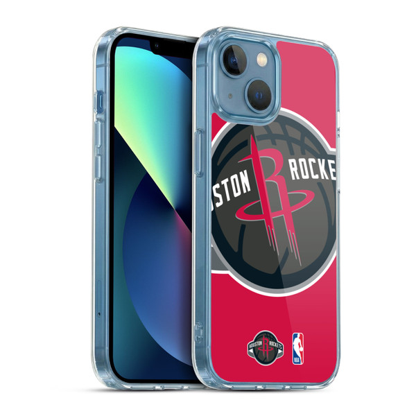 NBA Houston Rockets Logo Oversized Soft Gel Case for Apple iPhone 13 Mini & MagSafe