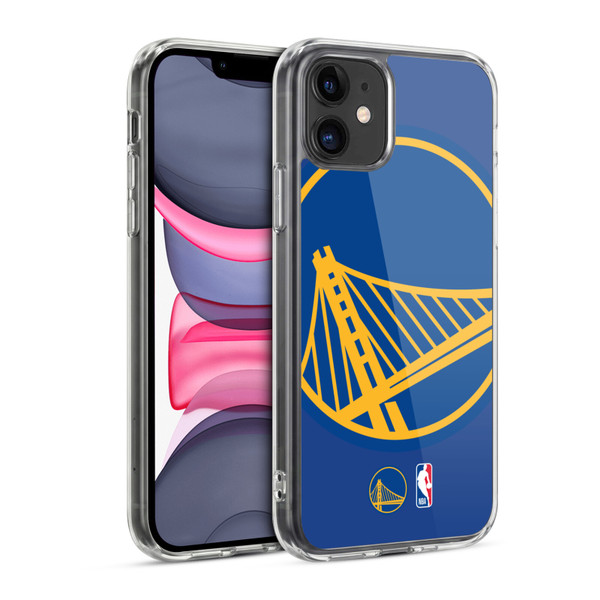 NBA Golden State Warriors Logo Oversized Soft Gel Case for Apple iPhone 11