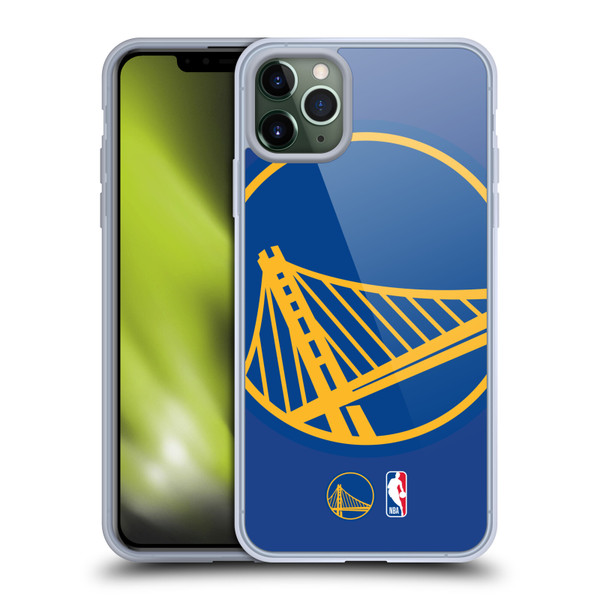 NBA Golden State Warriors Logo Oversized Soft Gel Case for Apple iPhone 11 Pro Max & MagSafe
