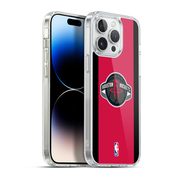 NBA Houston Rockets Logo Red Design Soft Gel Case for Apple iPhone 13 Pro Max & MagSafe