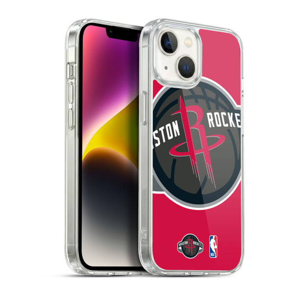 NBA Houston Rockets Logo Oversized Soft Gel Case for Apple iPhone 14