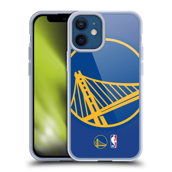 NBA Golden State Warriors Logo Oversized Soft Gel Case for Apple iPhone 12 Mini & MagSafe