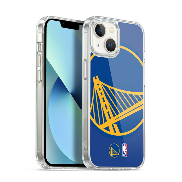 NBA Golden State Warriors Logo Oversized Soft Gel Case for Apple iPhone 13