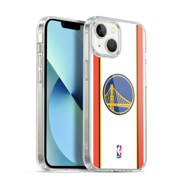 NBA Golden State Warriors Logo Retro Design Soft Gel Case for Apple iPhone 13