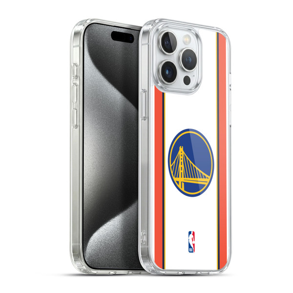 NBA Golden State Warriors Logo Retro Design Soft Gel Case for Apple iPhone 15 Pro Max & MagSafe