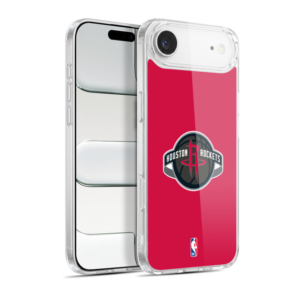NBA Houston Rockets Logo Red Soft Gel Case for Apple iPhone 17 Air