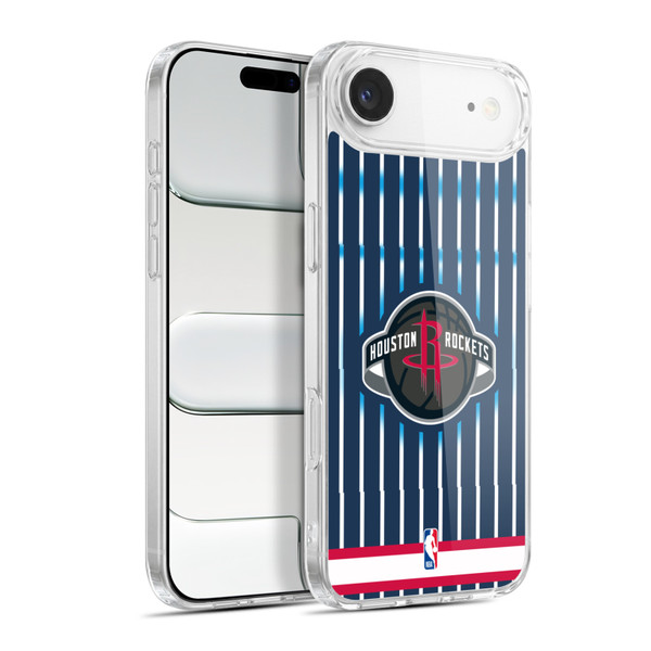 NBA Houston Rockets Logo Retro Design Soft Gel Case for Apple iPhone 17 Air