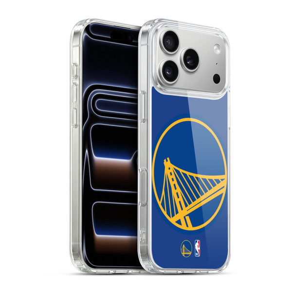 NBA Golden State Warriors Logo Oversized Soft Gel Case for Apple iPhone 17 Pro Max