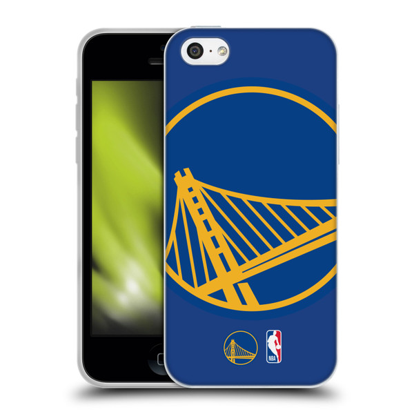 NBA Golden State Warriors Logo Oversized Soft Gel Case for Apple iPhone 5c