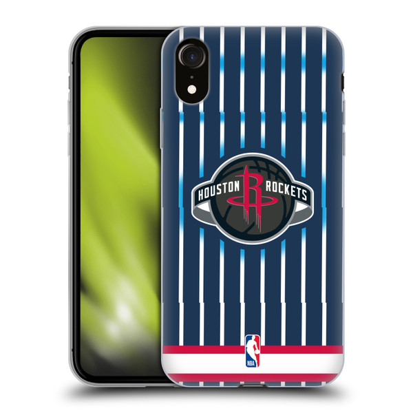 NBA Houston Rockets Logo Retro Design Soft Gel Case for Apple iPhone XR
