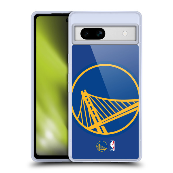 NBA Golden State Warriors Logo Oversized Soft Gel Case for Google Pixel 7a