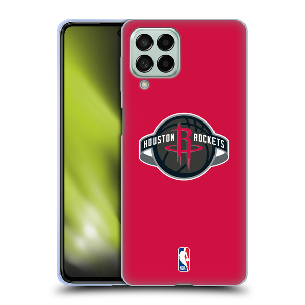 NBA Houston Rockets Logo Red Soft Gel Case for Samsung Galaxy M53 (2022)