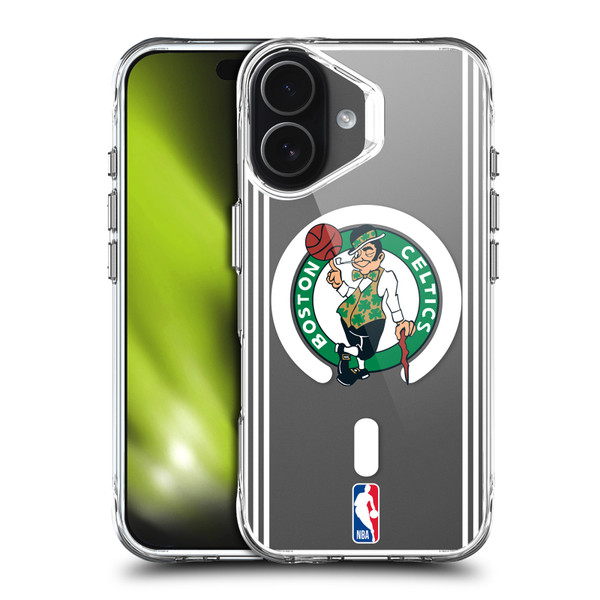 NBA Boston Celtics Logo Green Design Text SHOCKPROOF BUMPER CASE COMPATIBLE WITH Apple iPhone 17 & MAGSAFE