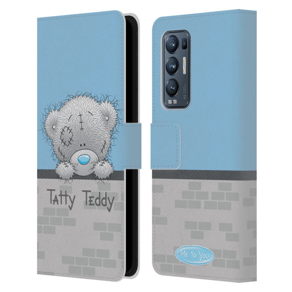 Me To You Classic Tatty Teddy Hello Leather Book Wallet Case Cover For OPPO Find X3 Neo / Reno5 Pro+ 5G