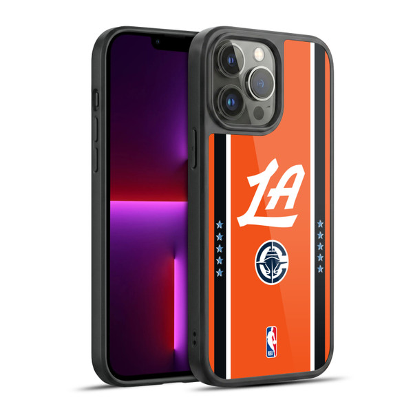 NBA Los Angeles Clippers Logo Orange Design Gel Armour Case For Apple iPhone 13 Pro Max