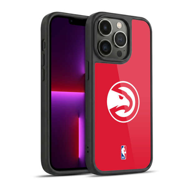 NBA Atlanta Hawks Logo Red Gel Armour Case For Apple iPhone 13 Pro