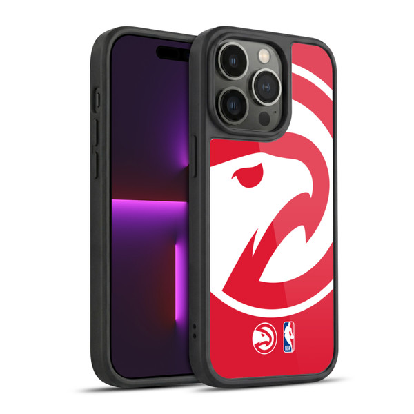 NBA Atlanta Hawks Logo Oversized Gel Armour Case For Apple iPhone 14 Pro