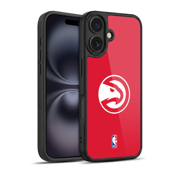 NBA Atlanta Hawks Logo Red Gel Armour Case For Apple iPhone 16