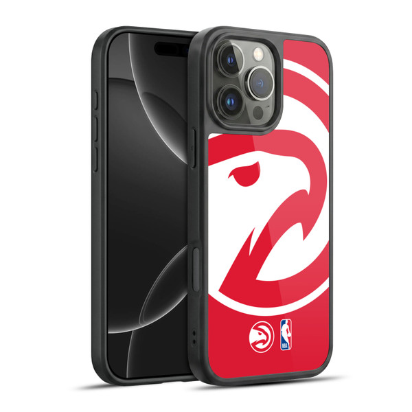 NBA Atlanta Hawks Logo Oversized Gel Armour Case For Apple iPhone 16 Pro Max
