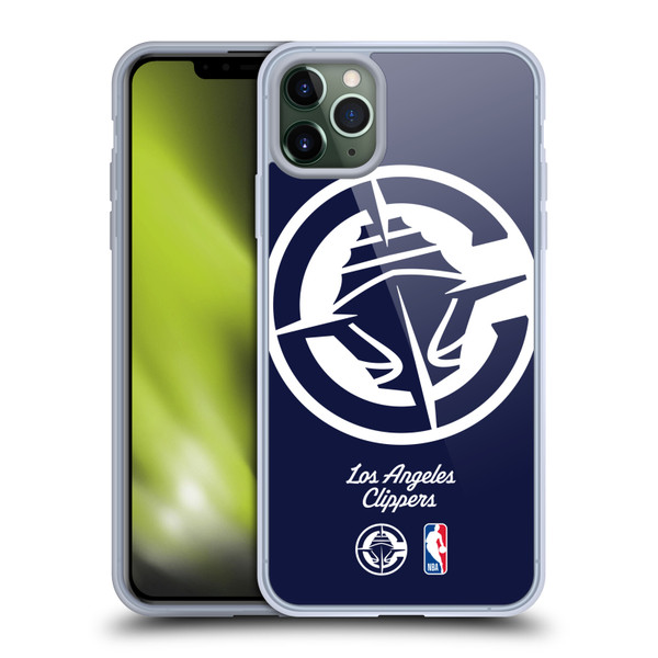 NBA Los Angeles Clippers Logo Oversized Soft Gel Case for Apple iPhone 11 Pro Max & MagSafe