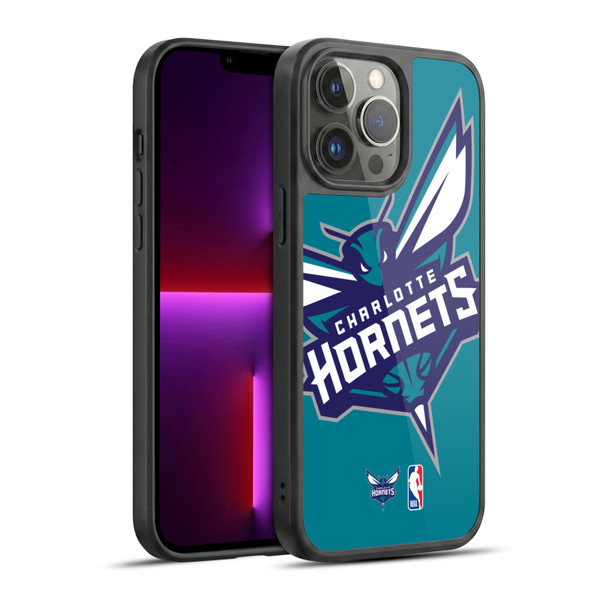 NBA Charlotte Hornets Logo Oversized Gel Armour Case For Apple iPhone 13 Pro Max