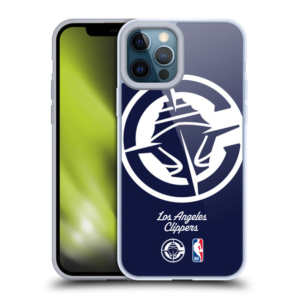 NBA Los Angeles Clippers Logo Oversized Soft Gel Case for Apple iPhone 12 Pro Max & MagSafe