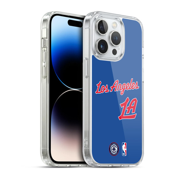 NBA Los Angeles Clippers Logo Retro Design Soft Gel Case for Apple iPhone 13 Pro & MagSafe