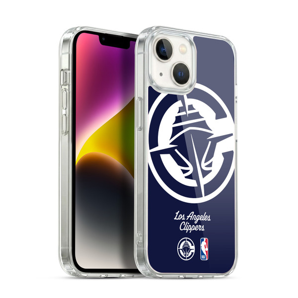 NBA Los Angeles Clippers Logo Oversized Soft Gel Case for Apple iPhone 14