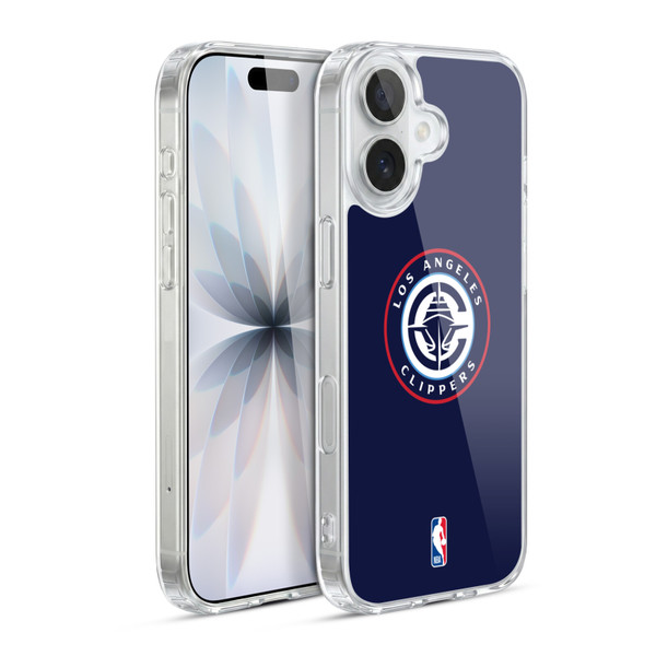 NBA Los Angeles Clippers Logo Navy Soft Gel Case for Apple iPhone 17
