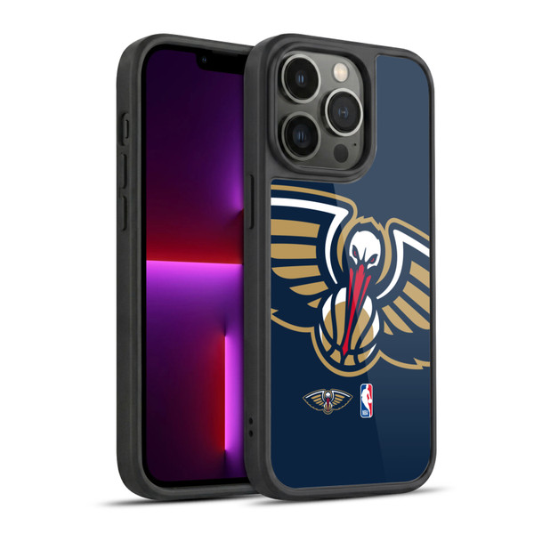 NBA New Orleans Pelicans Logo Oversized Gel Armour Case For Apple iPhone 13 Pro