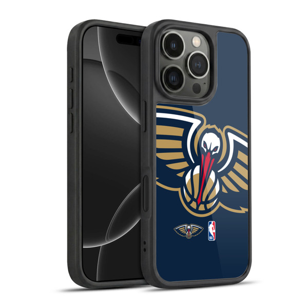 NBA New Orleans Pelicans Logo Oversized Gel Armour Case For Apple iPhone 16 Pro
