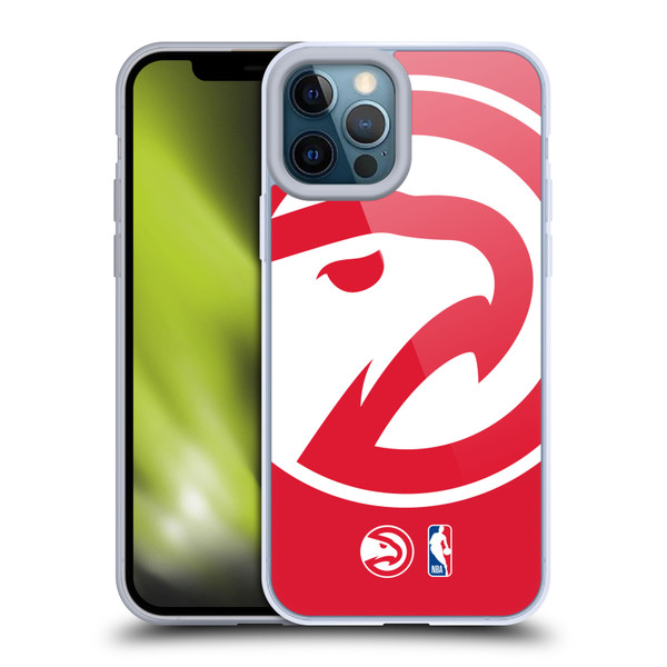 NBA Atlanta Hawks Logo Oversized Soft Gel Case for Apple iPhone 12 Pro Max & MagSafe